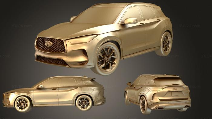 Vehicles (Infiniti QX50, CARS_1985) 3D models for cnc